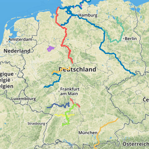 De Top-12 fietsroutes van Duitsland, volgens de Duitsers