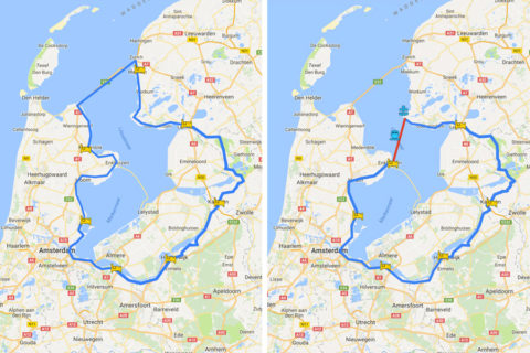 Twee manieren om een historisch rondje IJsselmeer te fietsen