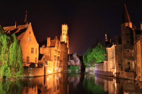 Een nachtwandeling door Brugge