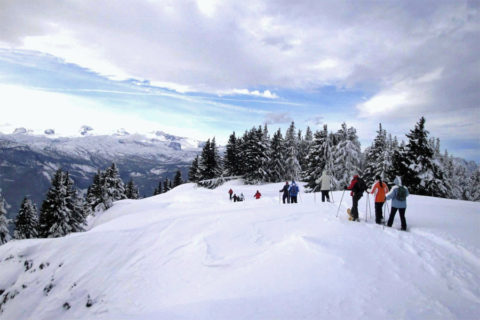 Sneeuwschoen Groepswandel Vakantie Steiermark