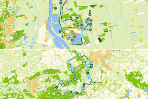 De mooiste fiets- en wandelroutes van Overijssel op de kaart