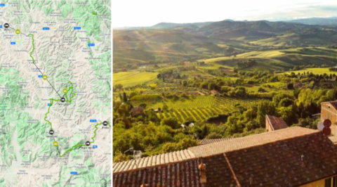 Wandelen door Toscane van Siena naar San Quirico d’Orcia