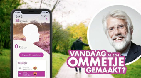 Daag je wandelvrienden uit met de ‘Ommetje-app’